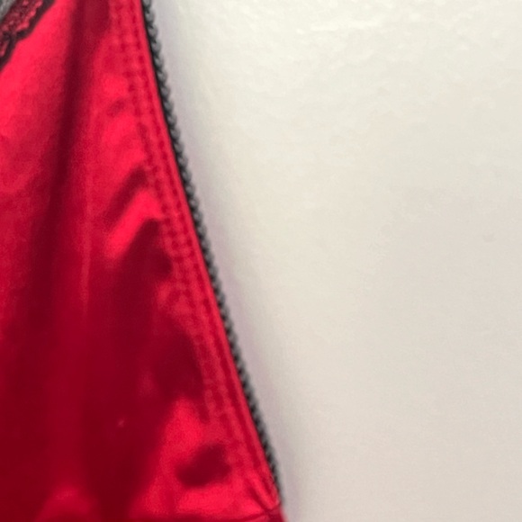 Cute Red Cami/Mini Dress w/ Red Rose - Picture 2 of 6